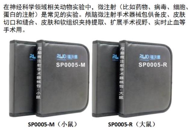 颅脑微注射手术器械包(大、小鼠) 颅脑微注射手术器械包(大、小鼠)