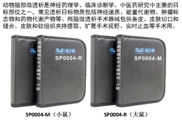 颅脑微透析手术器械包(大、小鼠) 颅脑微透析手术器械包(大、小鼠)