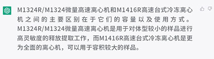 必威官方首页官网betway已有M1324R/M1324微量高速离心机和M1416R高速台式冷冻离心机，有什么区别？